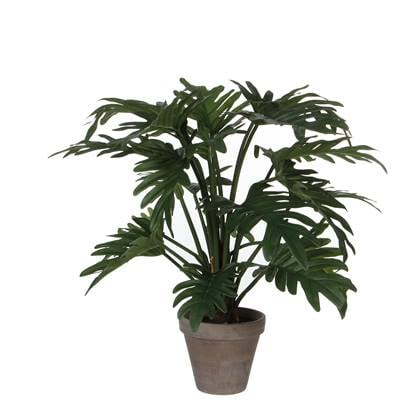 Mica Decorations Philodendron Selloum Kunstplant in Bloempot H50 cm Groen
