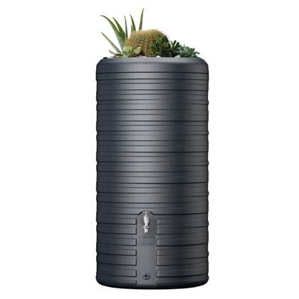 Garantia - Regenton Nordic - 300 liter - Antraciet - Plantenbak