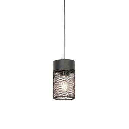 QAZQA Industriële hanglamp zwart - Jim