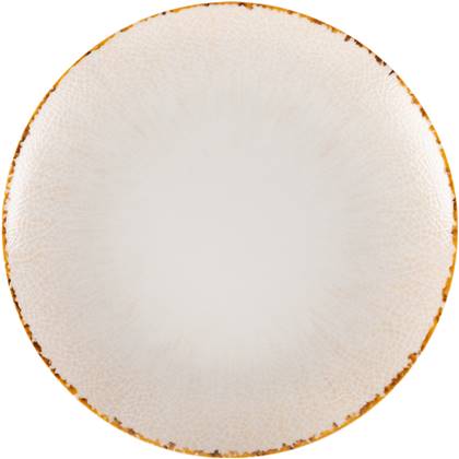 Hazel & Bos Juntos Artesanal dinerbord - 27 cm - 6 stuks - porselein Beige