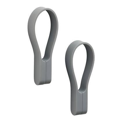 Zone Denmark Loop Handdoeklus met Magneet 2 st. - Grijs
