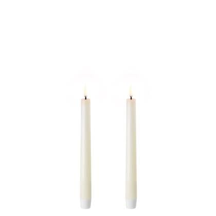 Uyuni Led Tafelkaars Ivory- 20CM - Set van 2 Wit