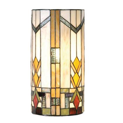 Clayre & Eef Tiffany wandlamp cilinder uit de Modern lines serie
