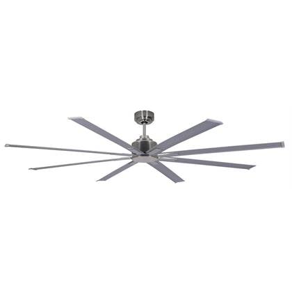 Freelight Plafondventilator The Gigant Zilver 2 Meter Grijs