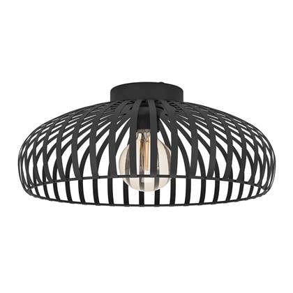 EGLO Mogano 3 Plafondlamp - E27 - Zwart Zwart, Wit