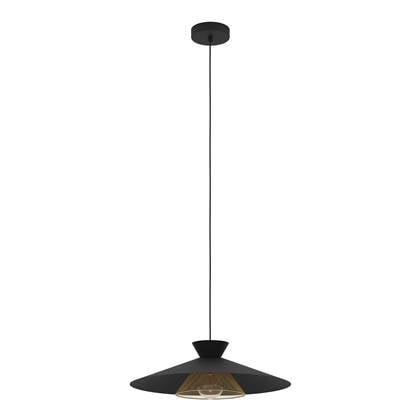 EGLO GrizEdale Hanglamp - E27 - Ø 50 cm - Zwart|Goud - Staal