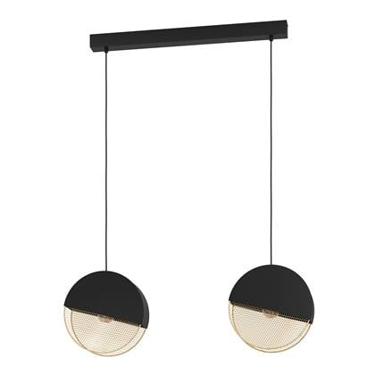 EGLO Mumbles Hanglamp - E27 - 86 cm - Zwart|Goud