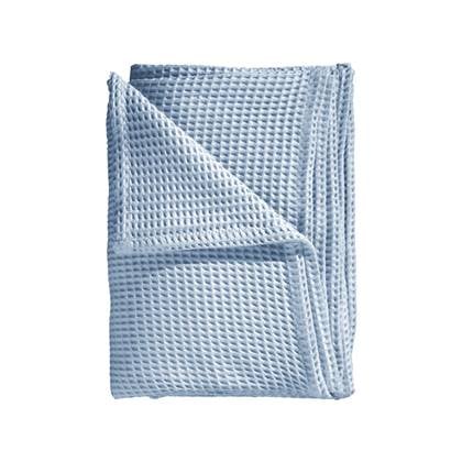 Heckett Lane Wafel Plaid - ice blue Blauw