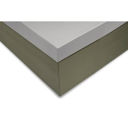 Zo home Satinado Topper Hoeslaken Katoen Satijn - ash grey Grijs