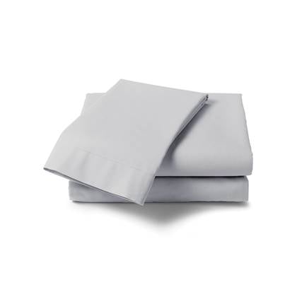 Heckett & Lane Elementi Laken Katoen Satijn - glacier grey Grijs