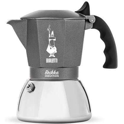 Bialetti Brikka Induction Percolator - 4 kops Zilver
