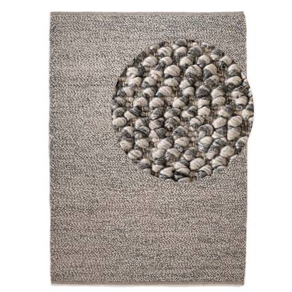 Nordic Weavers Wollen vloerkleed - Agder grijs - 160x230 cm