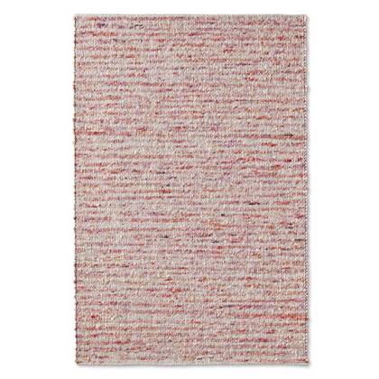 Tapeso Wollen vloerkleed - Thora rood|roze - 200x290 cm