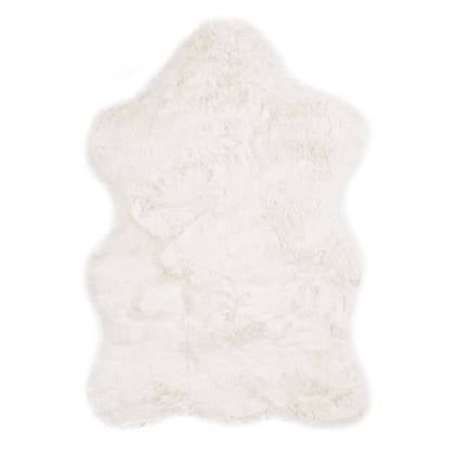 Tapeso Kindervloerkleed schaap - Fluffy - 55x80 cm Wit
