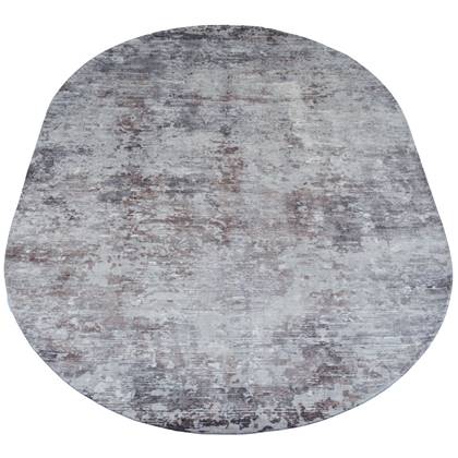 Veer Carpets - Vloerkleed Yara Silver - Ovaal 200 x 290 cm