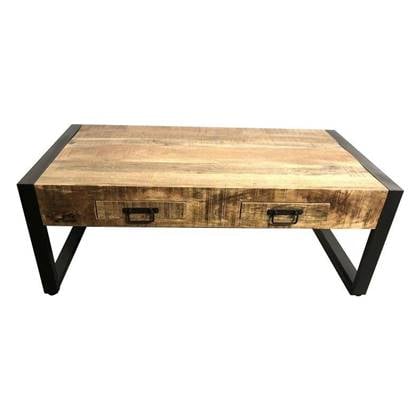 Vtw Living - Salontafel - Mangohout - 118 cm breed