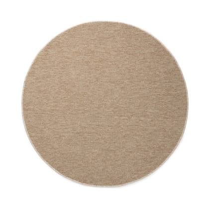 Tapeso Rond vloerkleed Lush - - 160 cm rond Beige