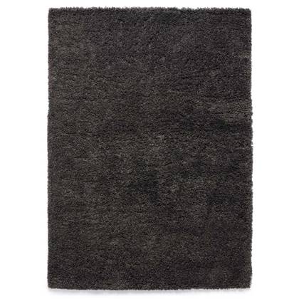 Tapeso Hoogpolig vloerkleed - Cozy Shaggy - donker - 120x170 cm Grijs
