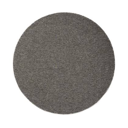 Tapeso Rond vloerkleed Lush - grijs - 300 cm rond