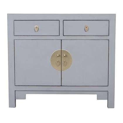 Fine Asianliving Chinese Kast Pastel Grijs - Orientique Collectie