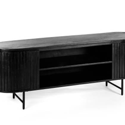 Hoyz Collection - TV-meubel B340 Zwart - 155x40x55