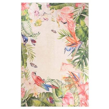 Tapeso Vloerkleed jungle wasbaar - Moderna Multi - 160x240 cm