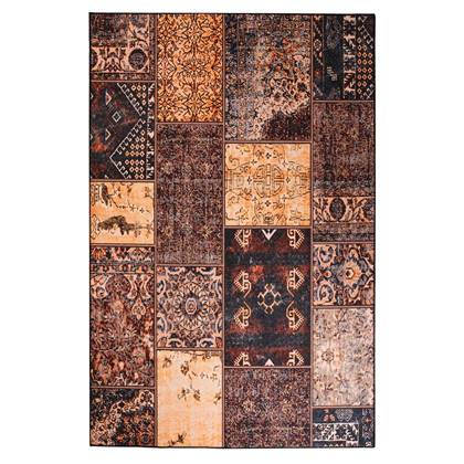 Heritaged Patchwork vloerkleed - Fade No.1 goud|bruin - 190x290 cm