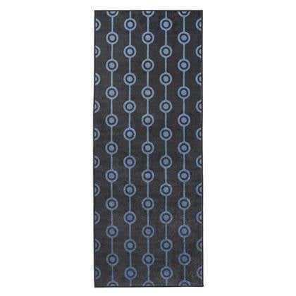 Tapeso Keukenloper wasbaar - Connect the dots - blauw|zwart - 60x150