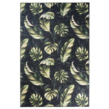 Vloerkleed jungle wasbaar - Moderna groen 80x150 cm