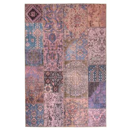 Heritaged Patchwork vloerkleed - Fade Dreamer paars - 190x290 cm