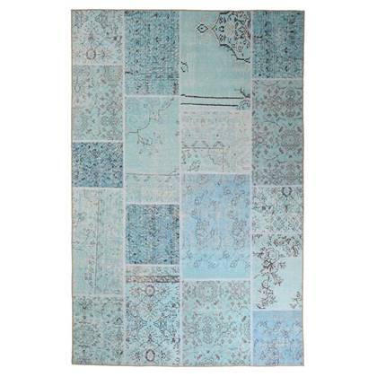 Heritaged Patchwork vloerkleed - Fade Heritage turquoise - 152x230 cm