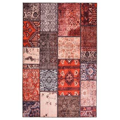 Heritaged Patchwork vloerkleed - Fade No.1 rood|multi - 230x330 cm