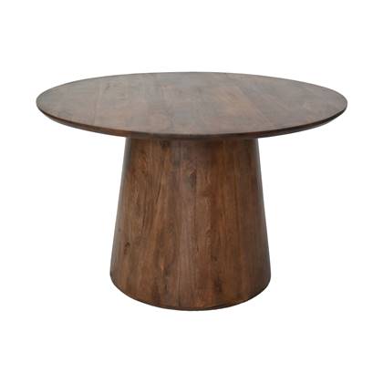 HSM - HSM Collection-Ronde Eettafel Drum-120X120X77-Bruin-Mango