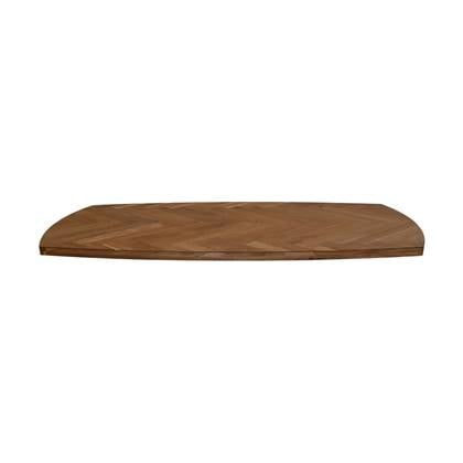 HSM - Tafelblad Fishbone Danish Straight - 180x100x4 - Naturel - Eiken