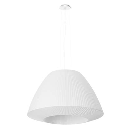 Light Your Home Carroll Kroonluchter - Ø 60 Cm - Metaal - 3xE27 - Woonkamer - Eetkamer - Wit