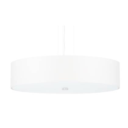 Light Your Home Eliot Kroonluchter - Ø 50 Cm - Metaal - 5xE27 - Woonkamer - Eetkamer - Wit