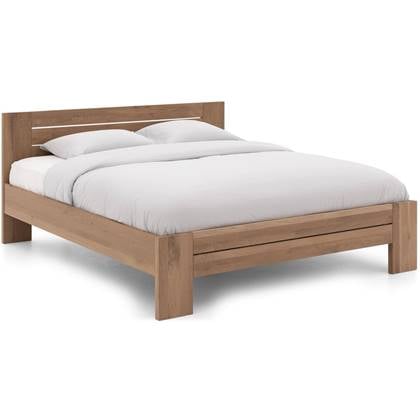 Goossens Bedframe Aberson, 160 x 210 cm met laag voetbord