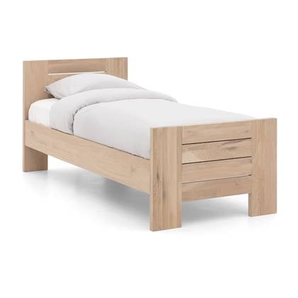 Goossens Bedframe Aberson, 90 x 200 cm met hoog voetbord