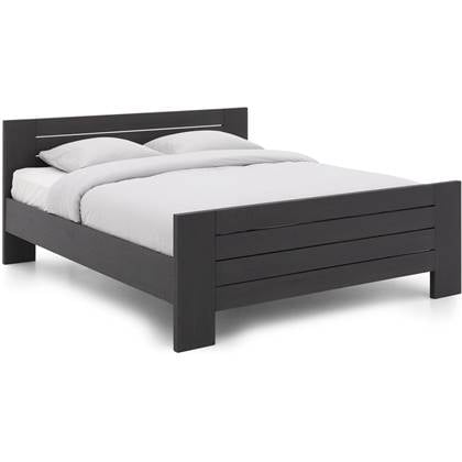 Goossens Bedframe Aberson, 140 x 200 cm met hoog voetbord