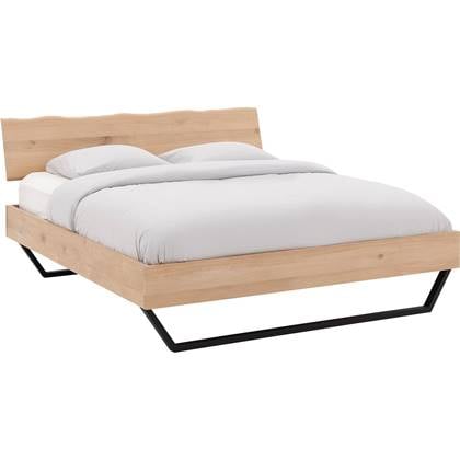 Goossens Bedframe Slade, Bedframe 160 x 210 cm hoofdbord organisch