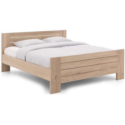 Goossens Bedframe Aberson, 160 x 200 cm met hoog voetbord