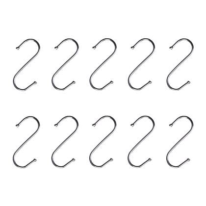 QUVIO Ophanghaken - RVS - - S - 6,5 cm (h) - 10 stuks Zilver