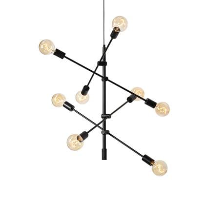 QAZQA Hanglamp sydney Zwart Modern D 73cm