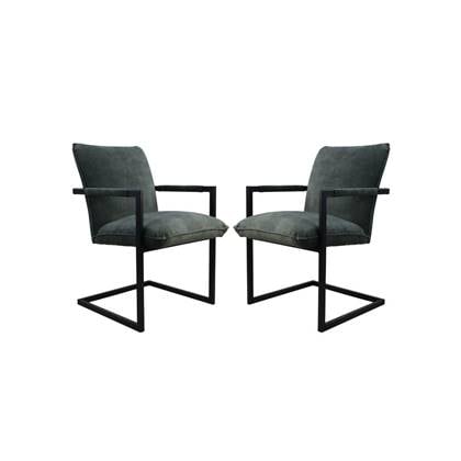 HSM - HSM Collection-Eetkamerstoel Boston S|2-56x68x89-Licht