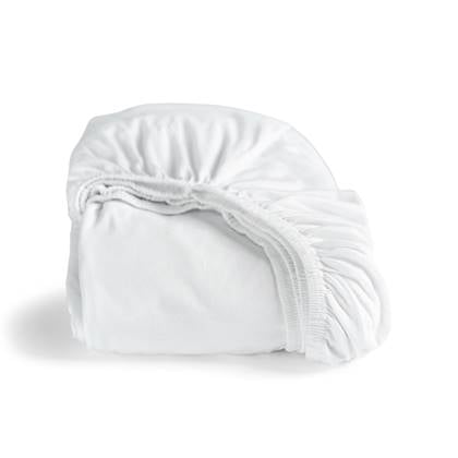 Cinderella - Hoeslaken (tot 35 cm) - Jersey - 90x200 cm|210 cm - Wit