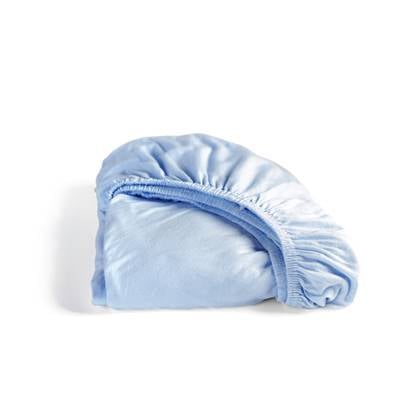 Cinderella - Hoeslaken (tot 25 cm) - Jersey - 90x200 cm - Soft Blue