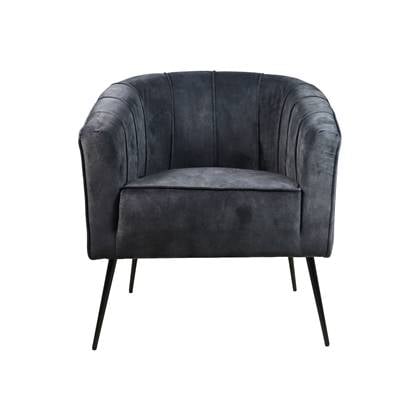 HSM Collection - Fauteuil Chester - 72x71x80 - Antraciet - Adore 29