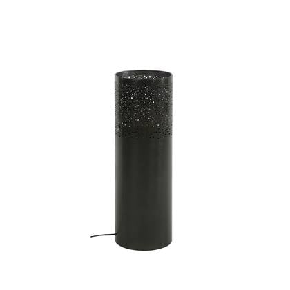 by fonQ Hero Vloerlamp - 60 x Ø 20 cm - Zwart/Nikkel Koper