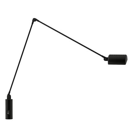 Lumina Daphine bureaulamp met tafelschroef black soft touch