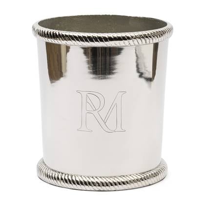 Riviera Maison wijnkoeler zilver, Rond RM Monogram 4 Liter